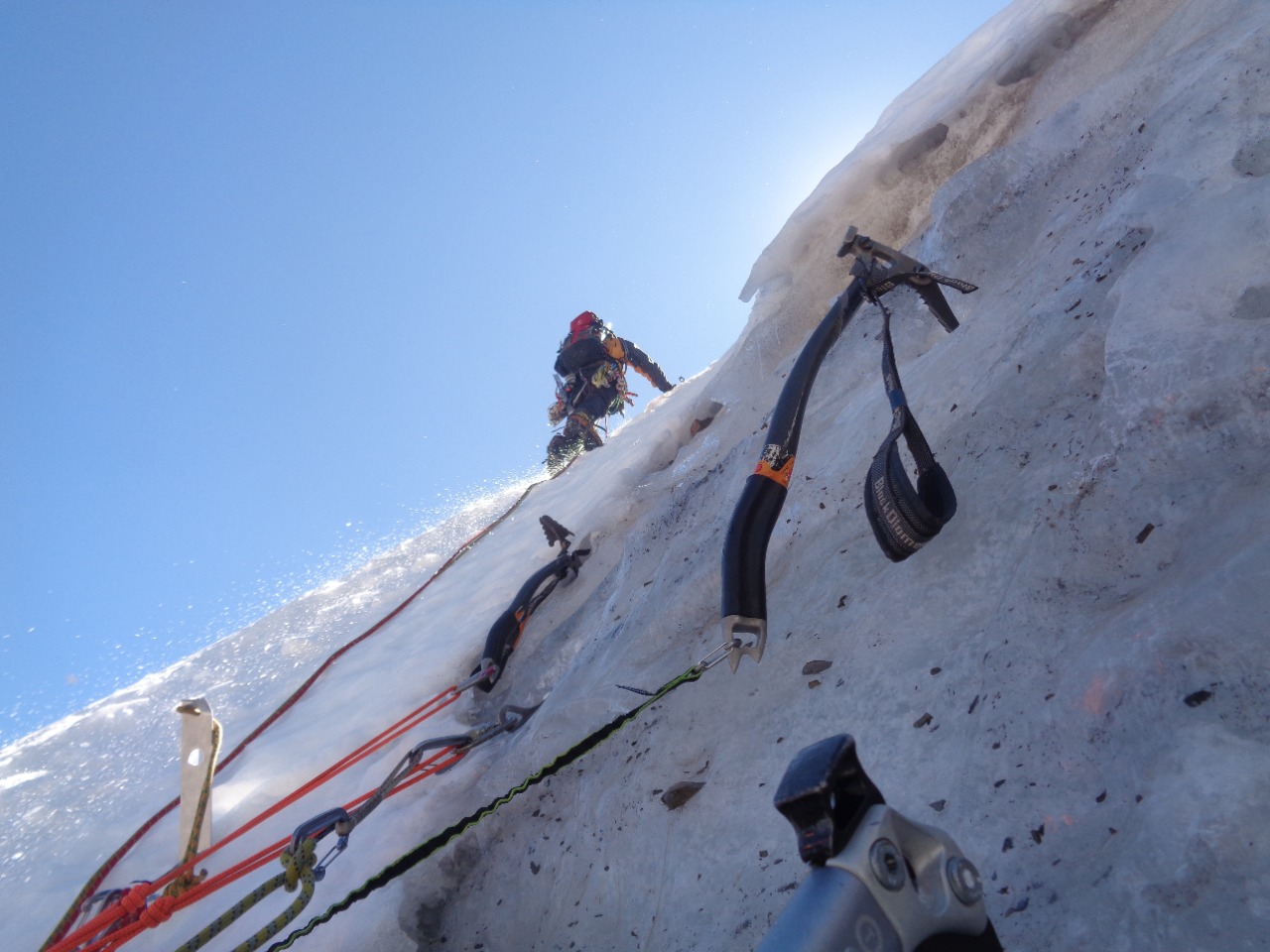 Curso de escalada en hielo y transito glaciar